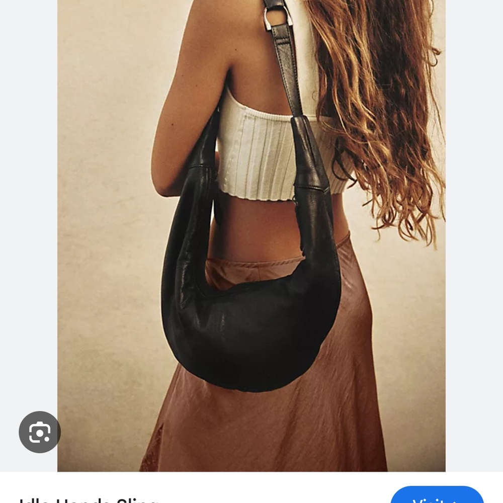 Free People Brown Idle Hands sling Bag